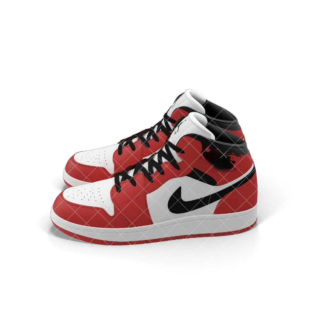 Nike Air Jordan 1 Rojo y Negro
