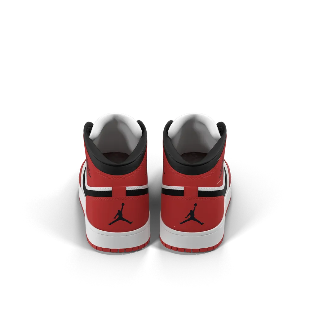 Nike Air Jordan 1 Rojo y Negro