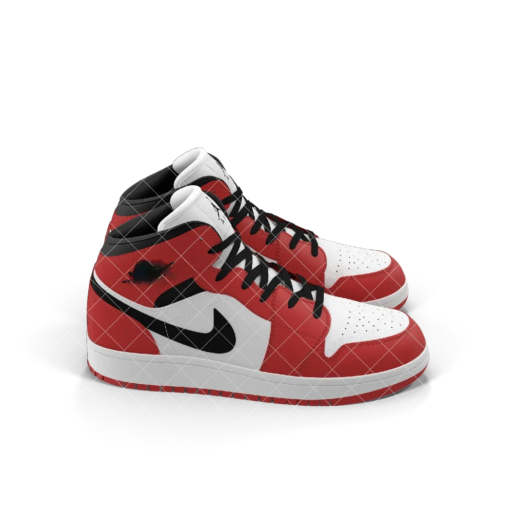 Nike Air Jordan 1 Rojo y Negro